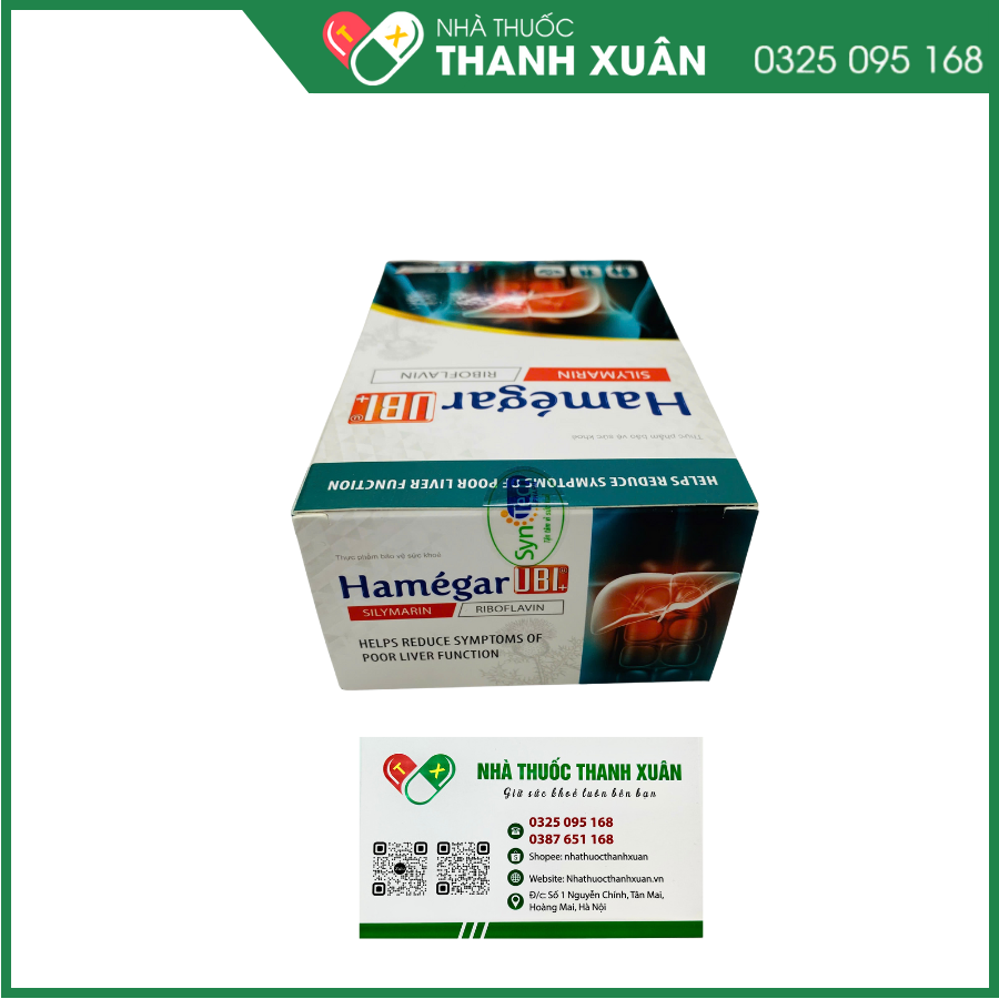 Hamégar Ubi hỗ trợ tăng cường chức năng gan